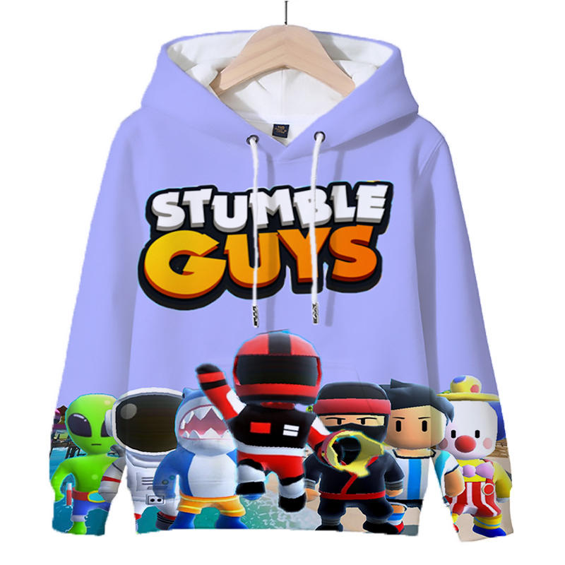 3D Print Games Stumble Guys Hoodies Children Sweatshirts Tops Boys Girls Long Sleeve Pullover Kids Cute 1 - Stumble Guys Plush