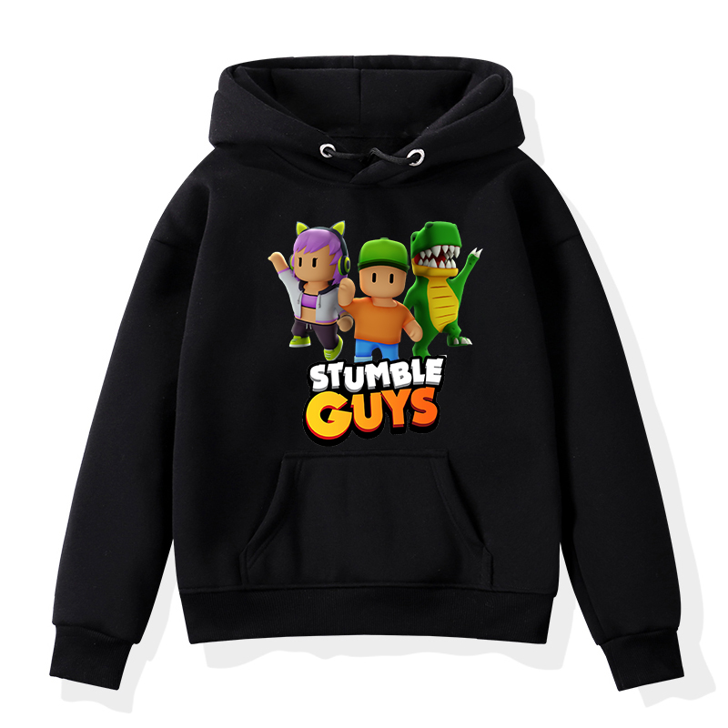 Fall Winter Children Sweatshirts Stumble Guys Game 3D Printed Hoodies Casual Harajuku Kids Pullovers Boys Girls - Stumble Guys Plush