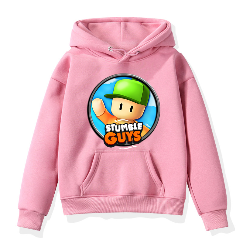 Kids Clothing Game Stumble Guys Print Hoodies Fashion Children Harajuku Sweatshirt Boys Girls Hoodie Autumn Spring 1 - Stumble Guys Plush