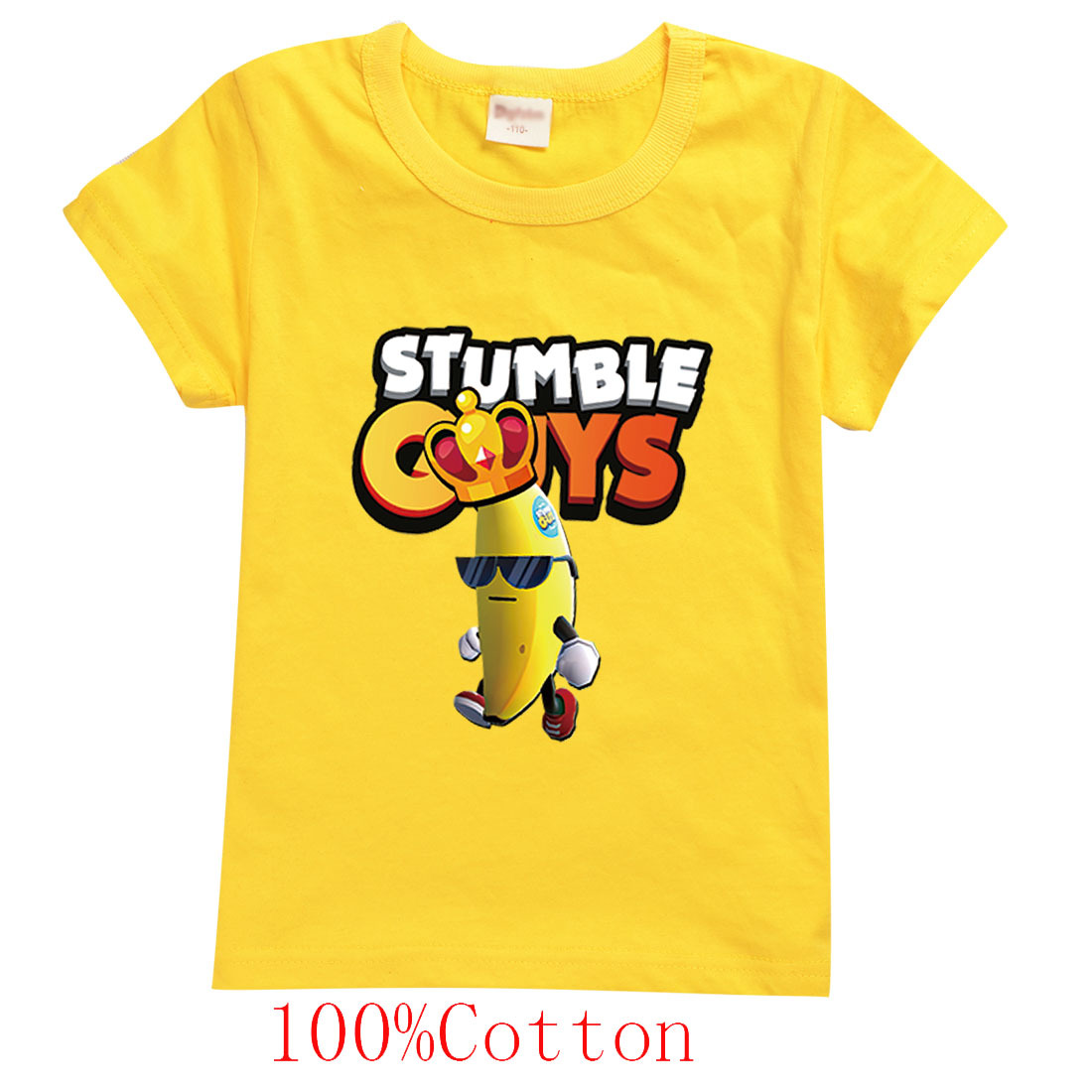 New Game Stumble Guys TShirts Kids Cartoon Banana Casual Tops Baby Boys Harajuku Fashion Clothes Children - Stumble Guys Plush