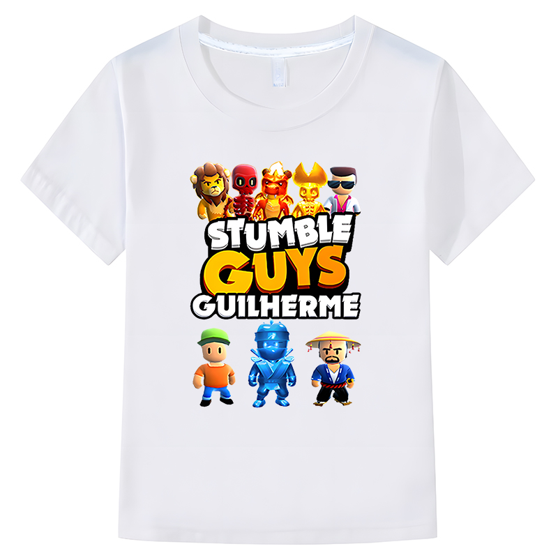 Stumble Guys T Shirts Harajuku Games Short sleeve Tops Casual y2k girls clothes boys clothes one 1 - Stumble Guys Plush