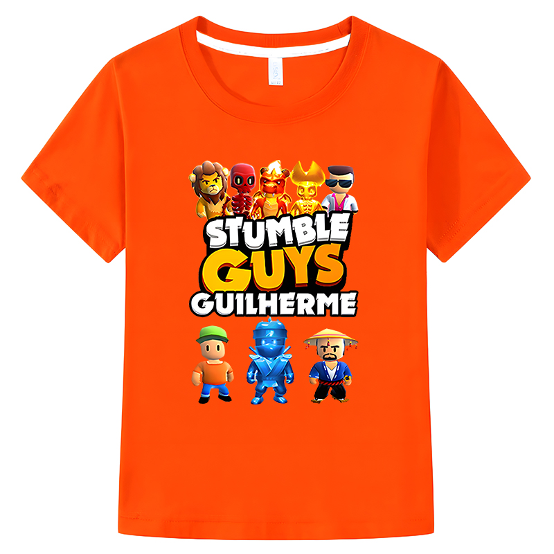 Stumble Guys T Shirts Harajuku Games Short sleeve Tops Casual y2k girls clothes boys clothes one - Stumble Guys Plush